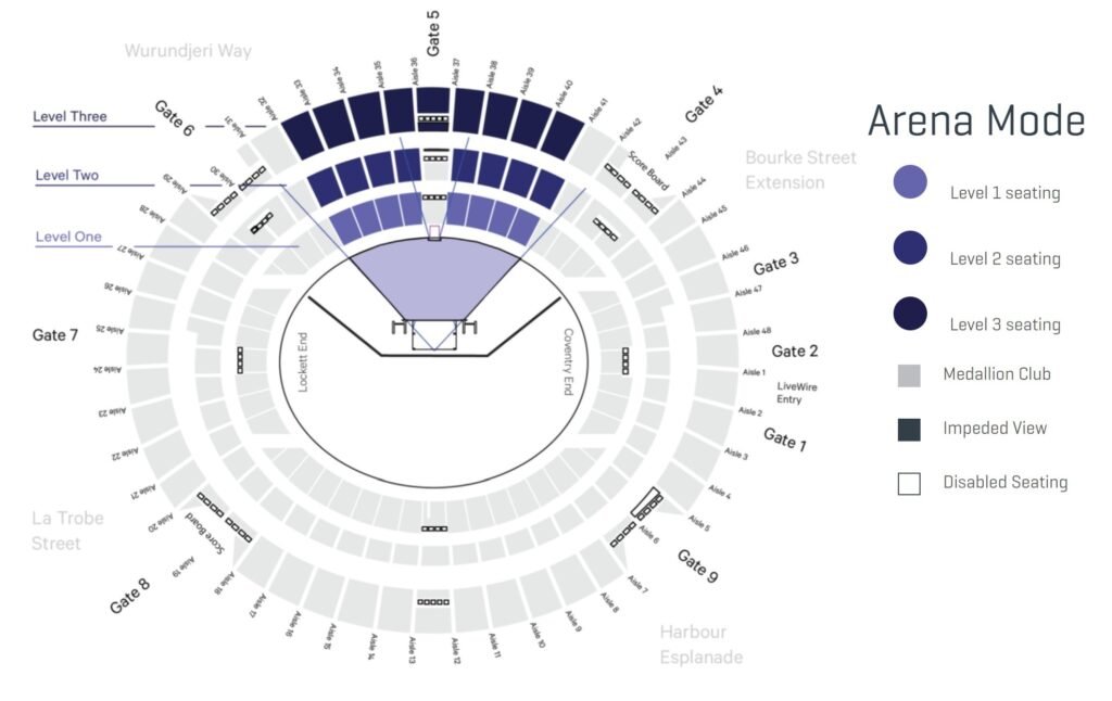 Marvel Stadium Seating Map 2024 With Rows Parking Map Tickets Price