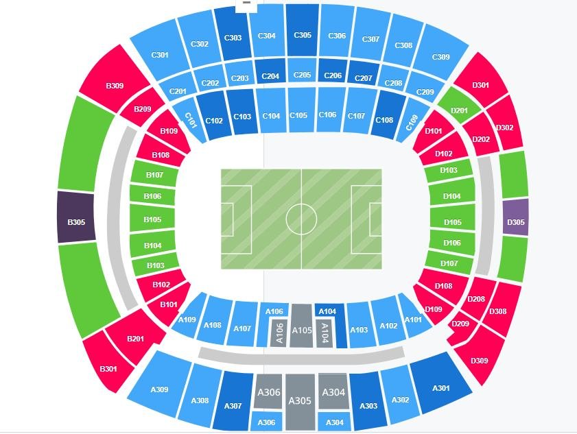 Fisht Olympic Stadium Seating Chart