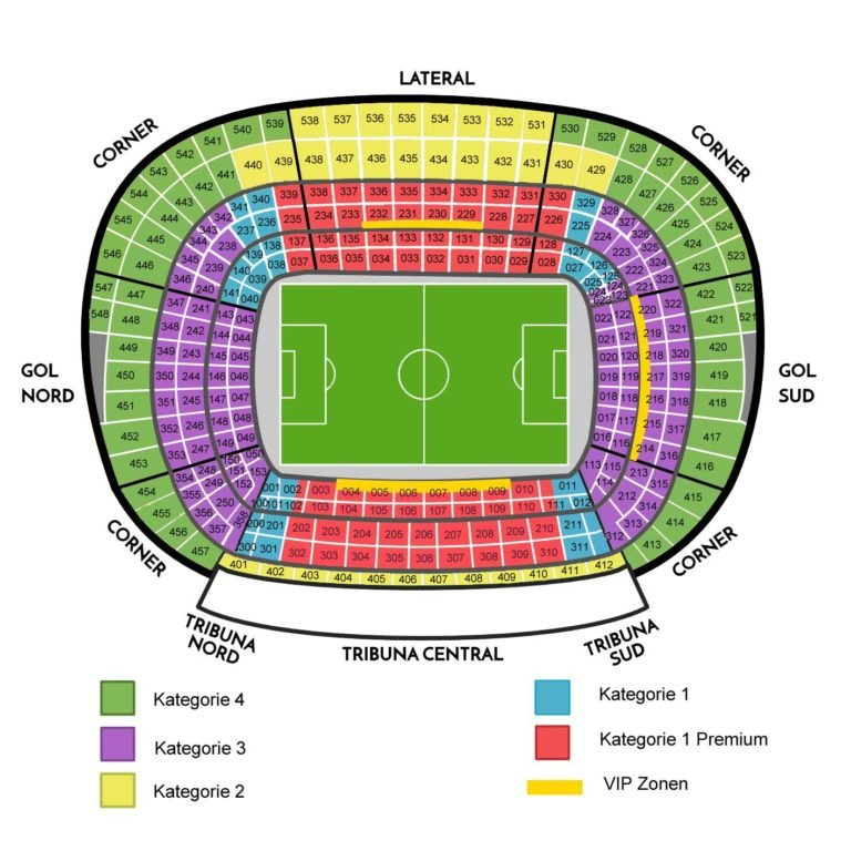 FC Barcelona Camp Nou Tickets 2025 Camp Nou Seating Chart