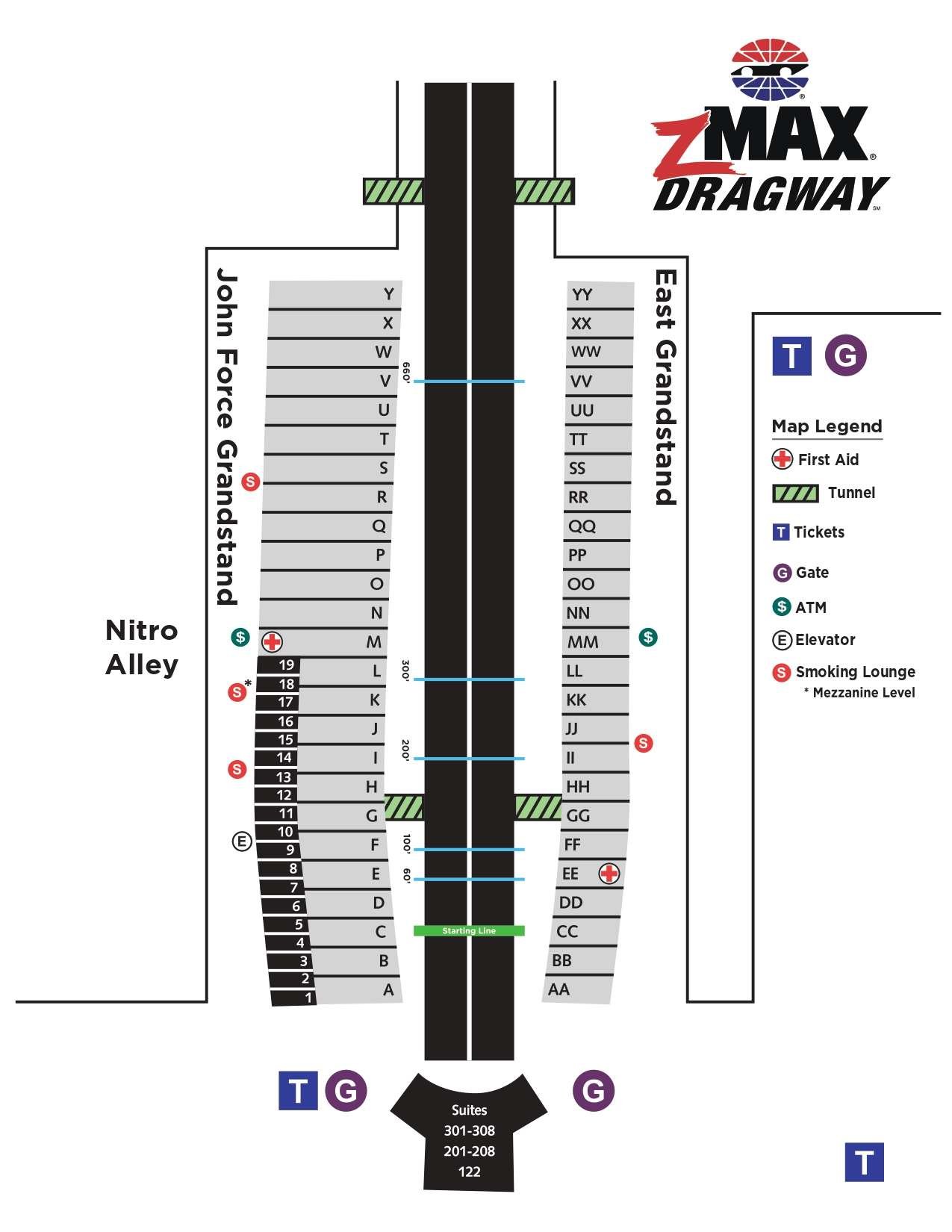 Charlotte Motor Speedway Interactive Seating Chart