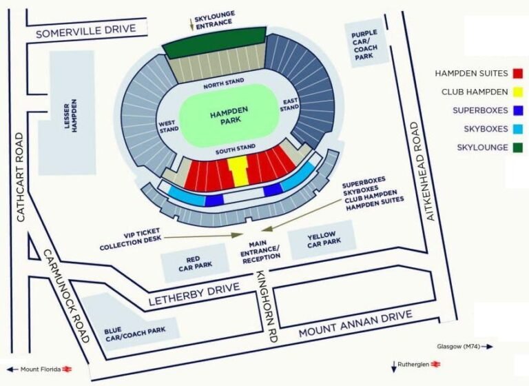 Hampden Park Seating Plan Rows 2024, Parking Map, Tickets Price, Chart