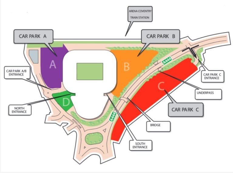 Coventry Building Society Arena Seating Plan, Ticket Price, Parking Map