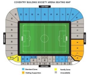 Coventry Building Society Arena Seating Plan, Ticket Price, Parking Map