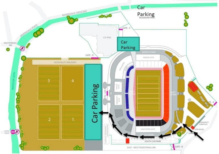 Murrayfield Stadium Seating Plan, Ticket Price and Parking Map