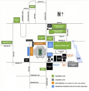 Oklahoma Memorial Stadium Seating Plan, Ticket Price, Parking Map