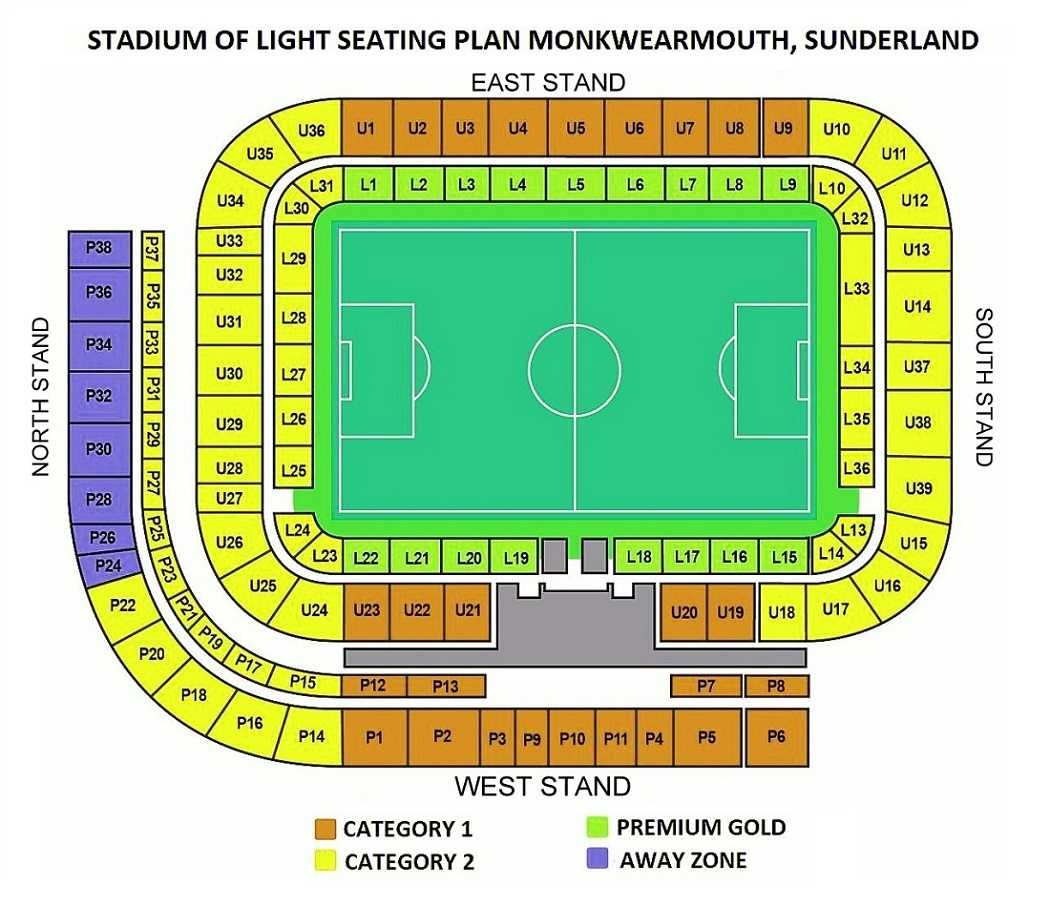 Stadium of Light Seating Plan, Ticket Price, Ticket Booking, Parking Map