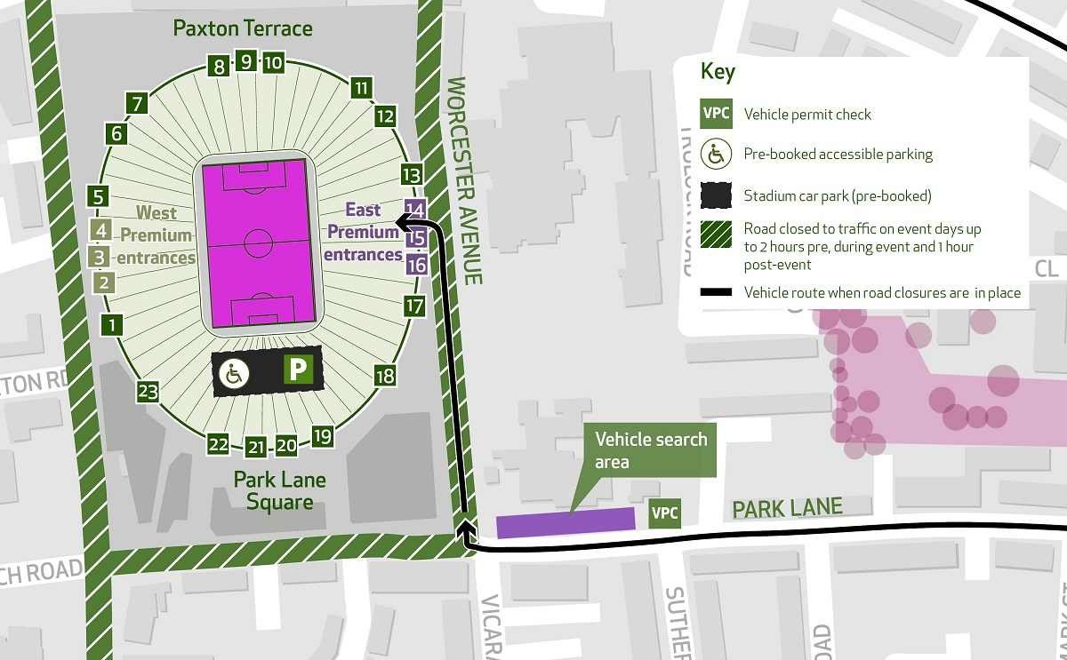 Tottenham Hotspur Seating Plan With Seat Numbers, Parking Map