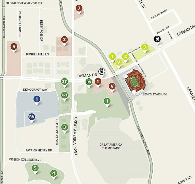 Levi's Stadium Seating Plan, Ticket Price, Ticket Booking, Parking Map