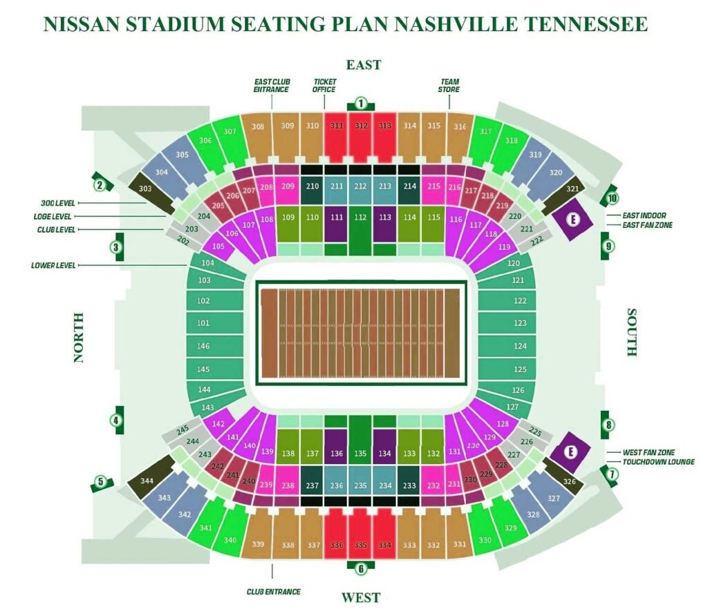 Nissan Stadium Seating Plan, Ticket Price, Booking, Parking Map