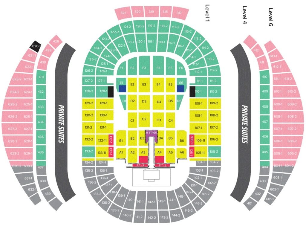 Accor Stadium Australia Concert Seating Plan Map 1024x756 