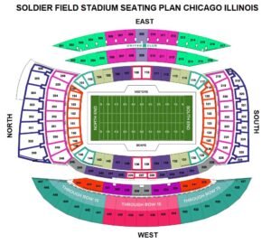 Soldier Field Seating Plan, Tickets Price and Booking, Parking Map