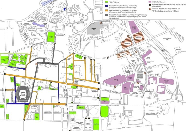 Bryant Denny Stadium Seating Plan, Ticket Price, Booking, Parking Map