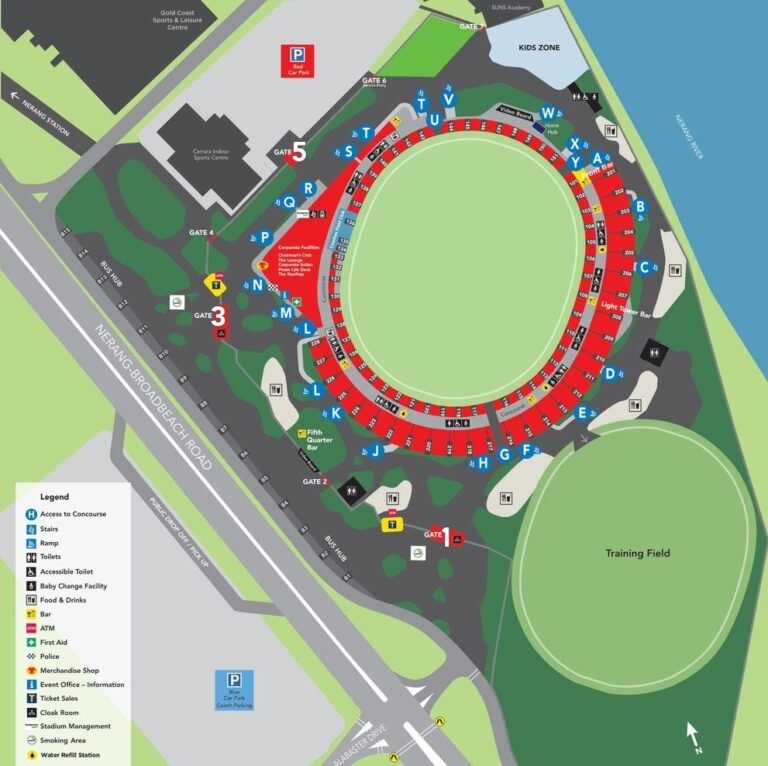 Heritage Bank Stadium Seating Map 2023 with Rows, Parking Map, Tickets Price, Booking Heritage Bank Stadium Seating Map 2023 with Rows, Parking Map, Tickets Price, Booking