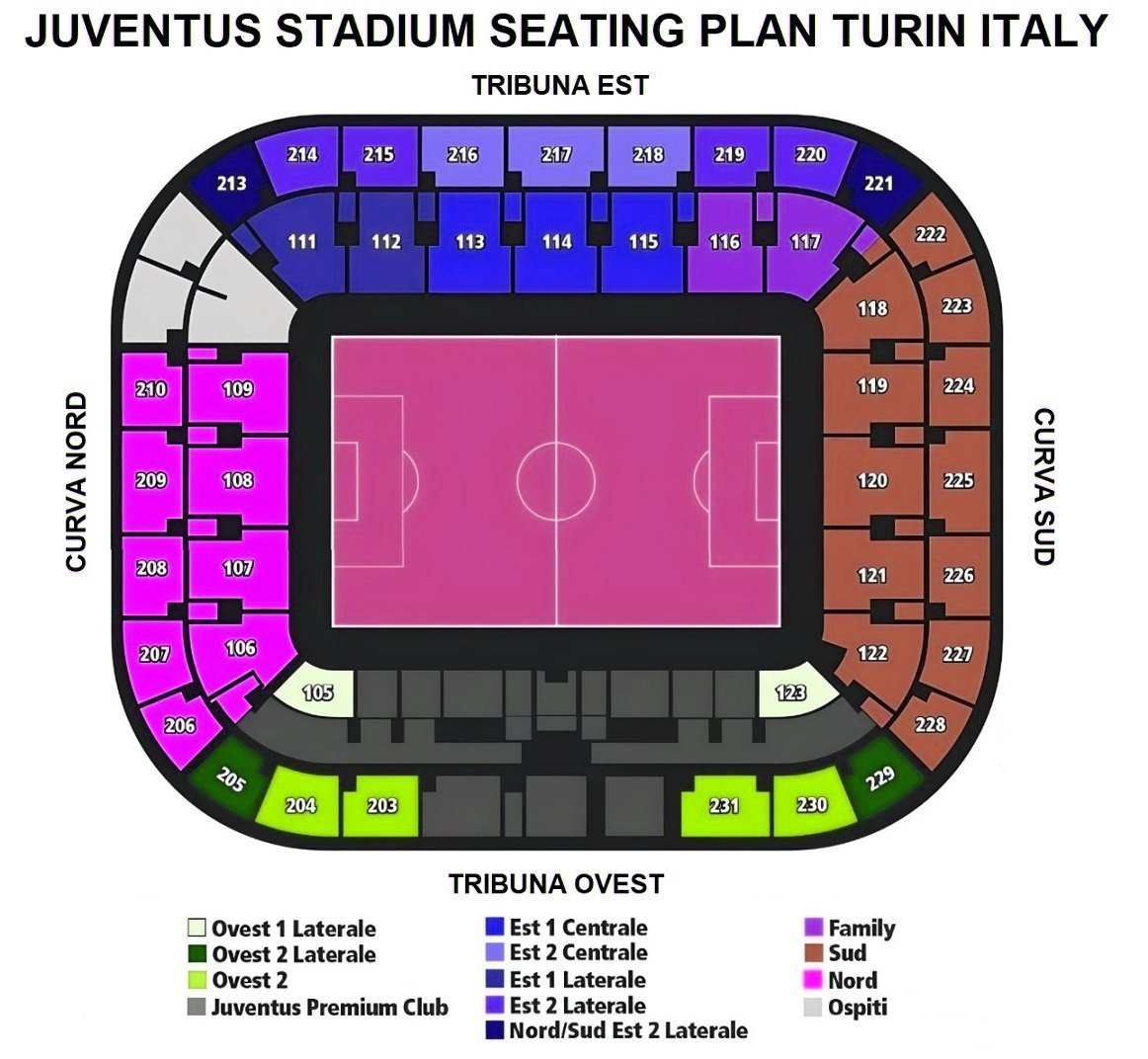 Juventus Stadium Seating Map Parking Map Ticket Price Booking Juventus Stadium Seating Map Parking Map Ticket Price Booking
