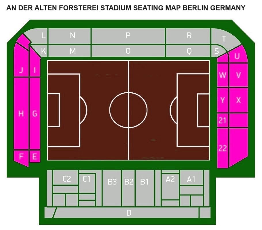 An der Alten Forsterei Seating Map Berlin, Germany