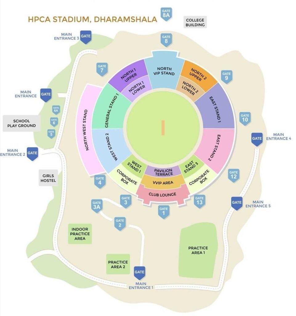 HPCA Stadium Seating Plan Layout, Parking Map, Ticket Prices