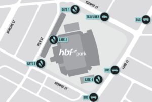 Perth Rectangular Park Seating Plan 2024 with Rows, Parking, Tickets ...
