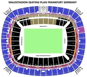 Gobelet Stade Eintracht Francfort - Waldstadion / Deutsche Bank Park - Occasion