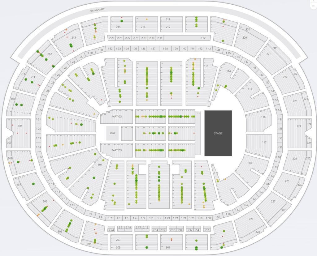 Videotron Centre Seating Chart 2024 with Rows, Parking, Tickets Price