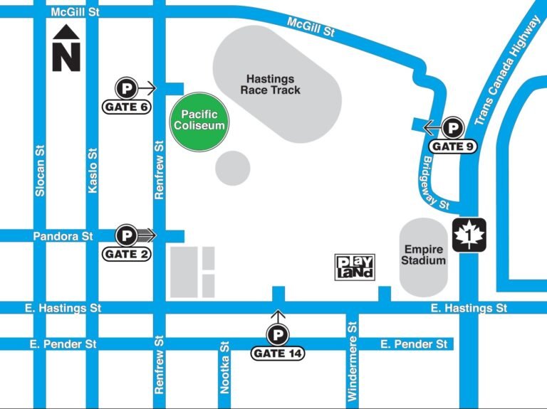 Pacific Coliseum Seating Chart, Ticket Price, Booking, Parking Map