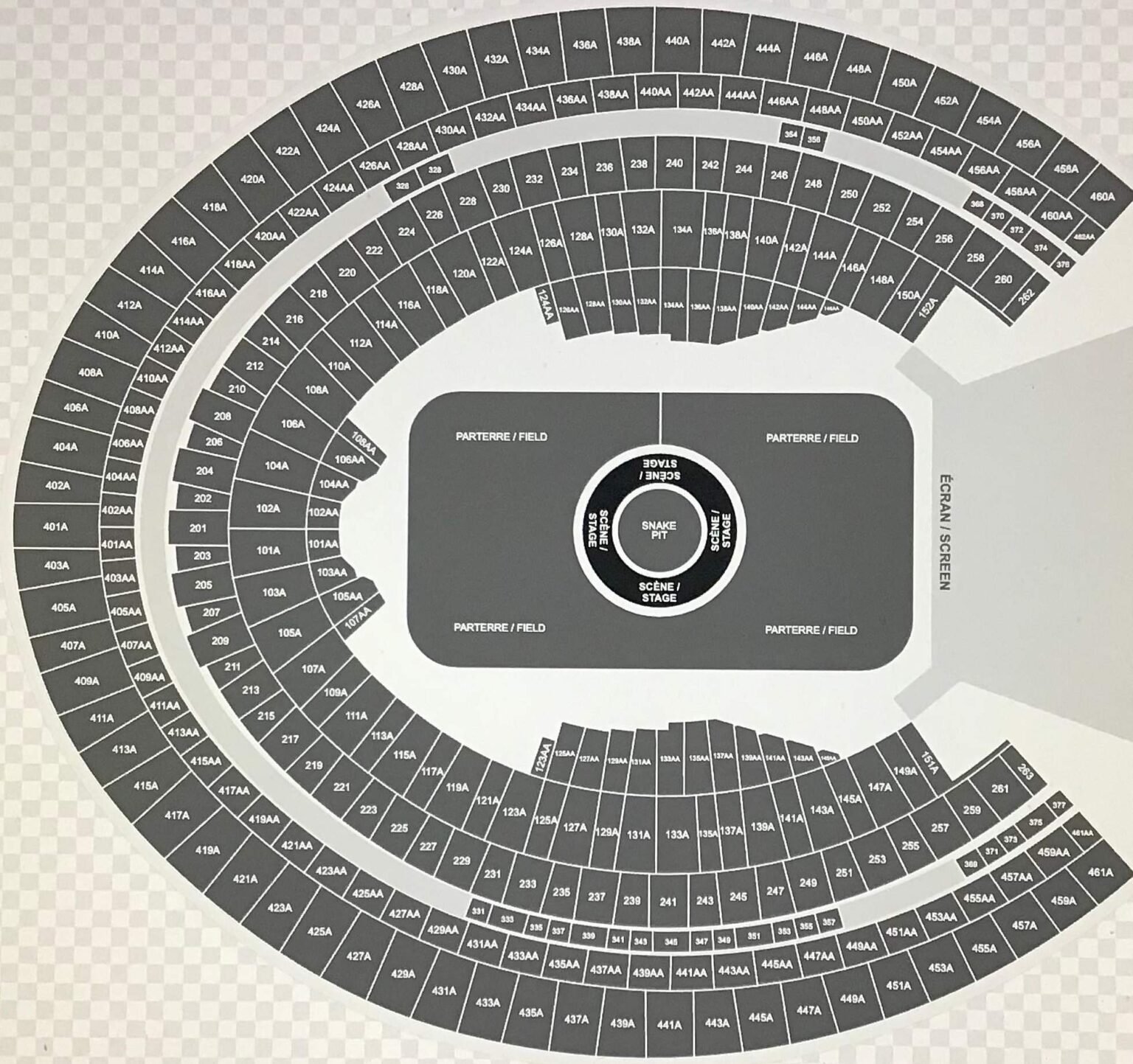 Olympic Stadium Montreal Seating Plan 2024, Olympic Stadium Seat Map