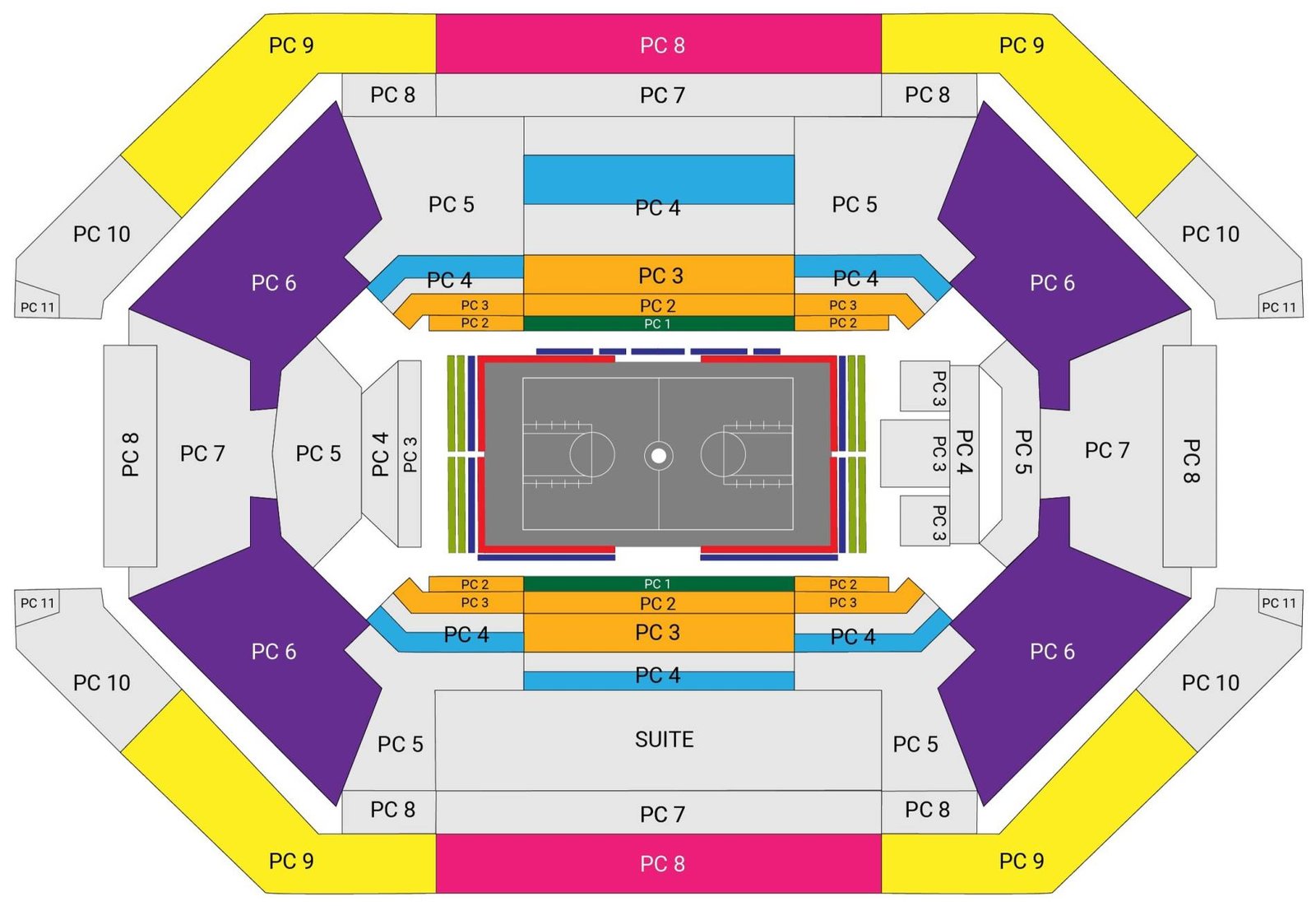 Paris Bercy Arena Seating Arrangement Chart