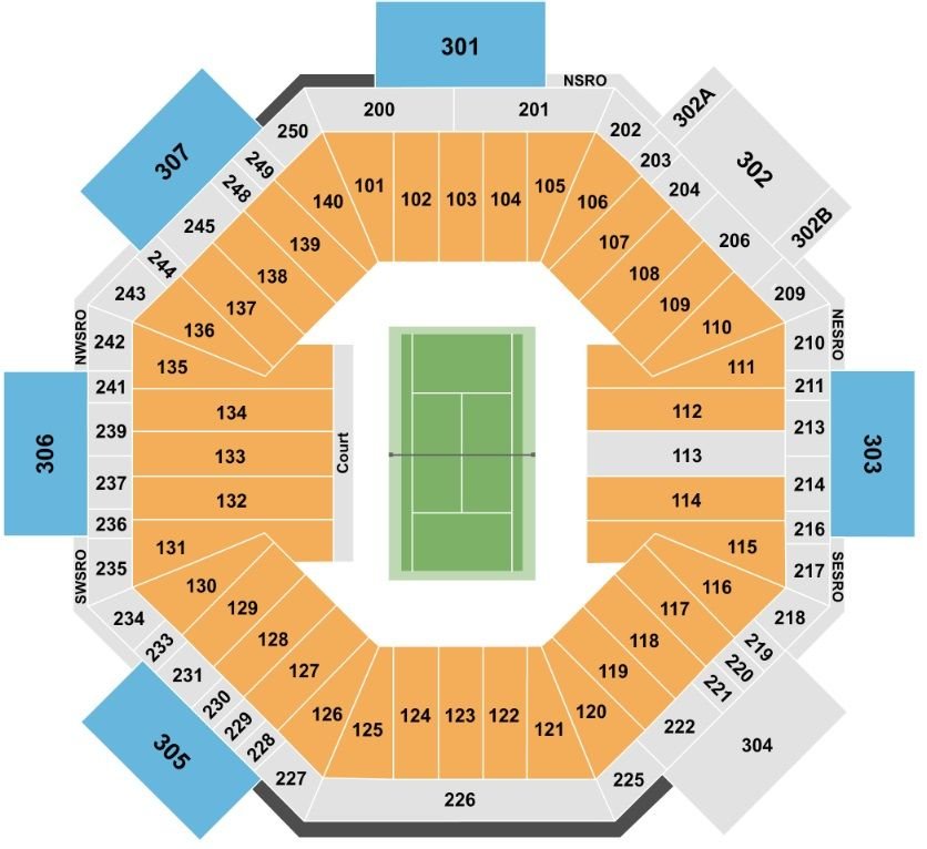 Sobeys Stadium Seating Chart with Seat Numbers and Rows