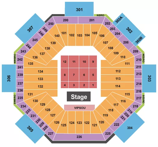 Sobeys Stadium Concerts Seat Map
