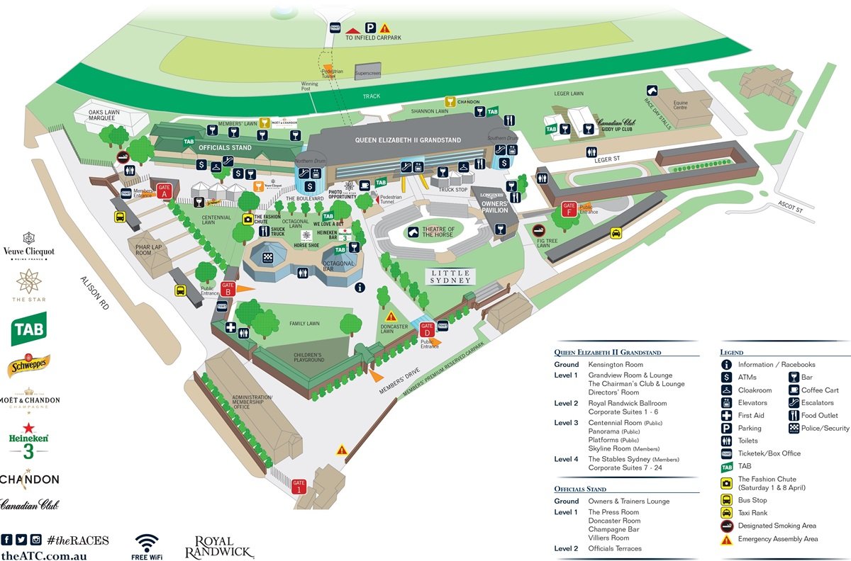 Randwick Racecourse Seat Map