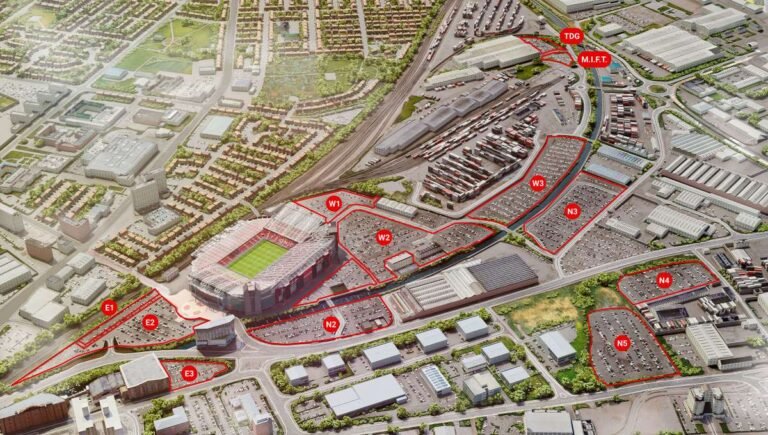 Old Trafford Seating Plan with Seat Numbers and Rows, Parking Map